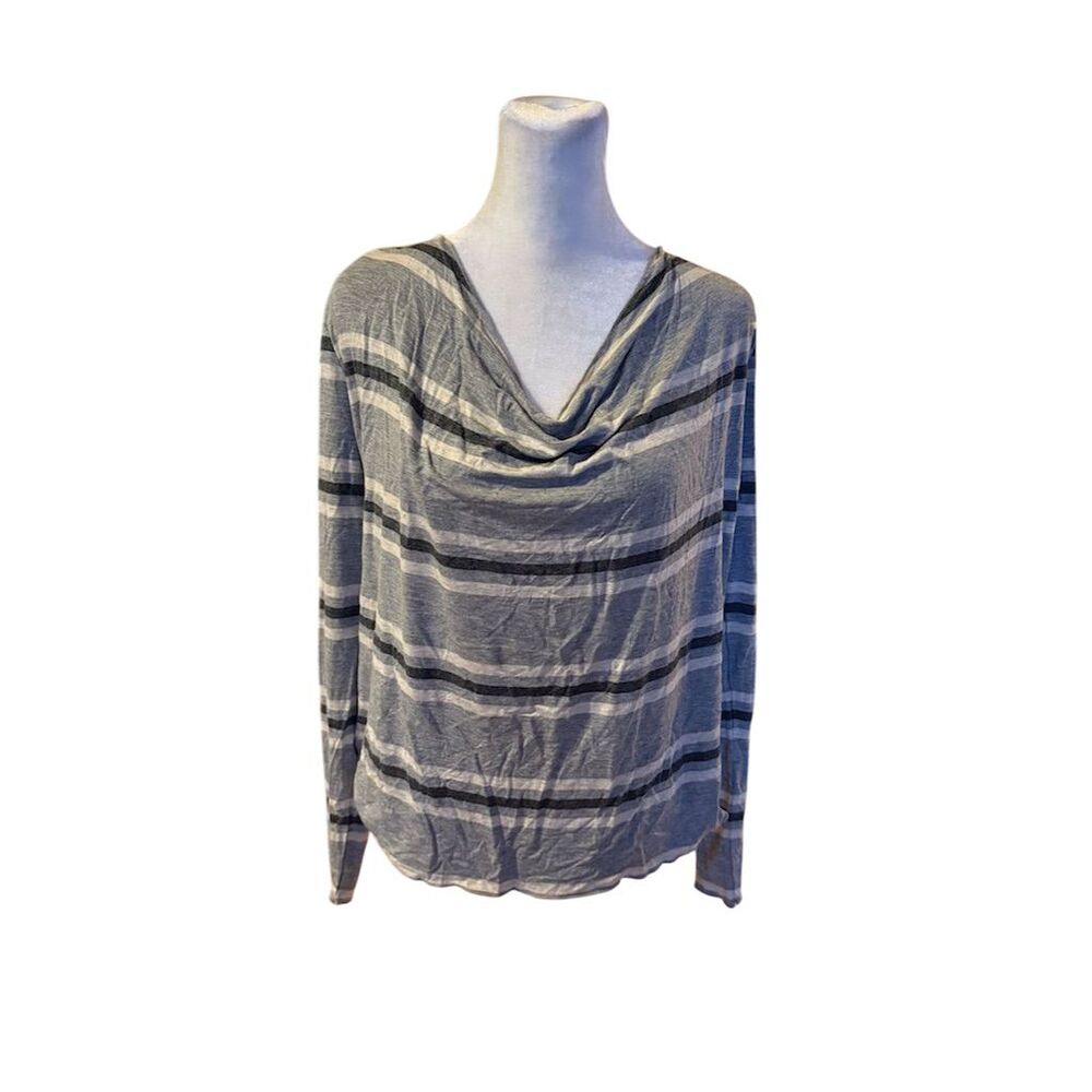 Chaser Women's Striped Cowl Neck Pullover Size S Multicolor NWT